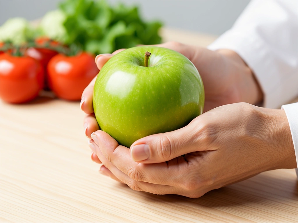 Alimentos frescos y nutritivos en un ambiente moderno